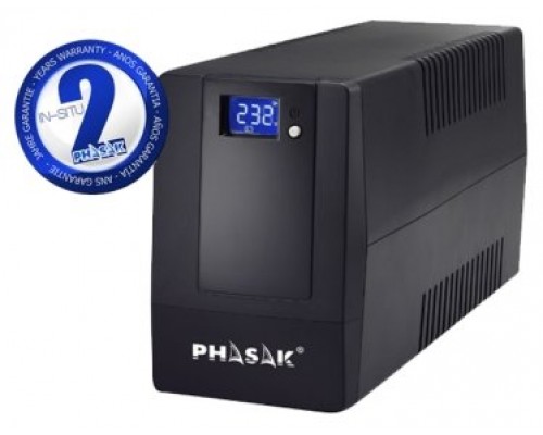 S.A.I. PHASAK 600VA / 360W LCD USB+RJ
